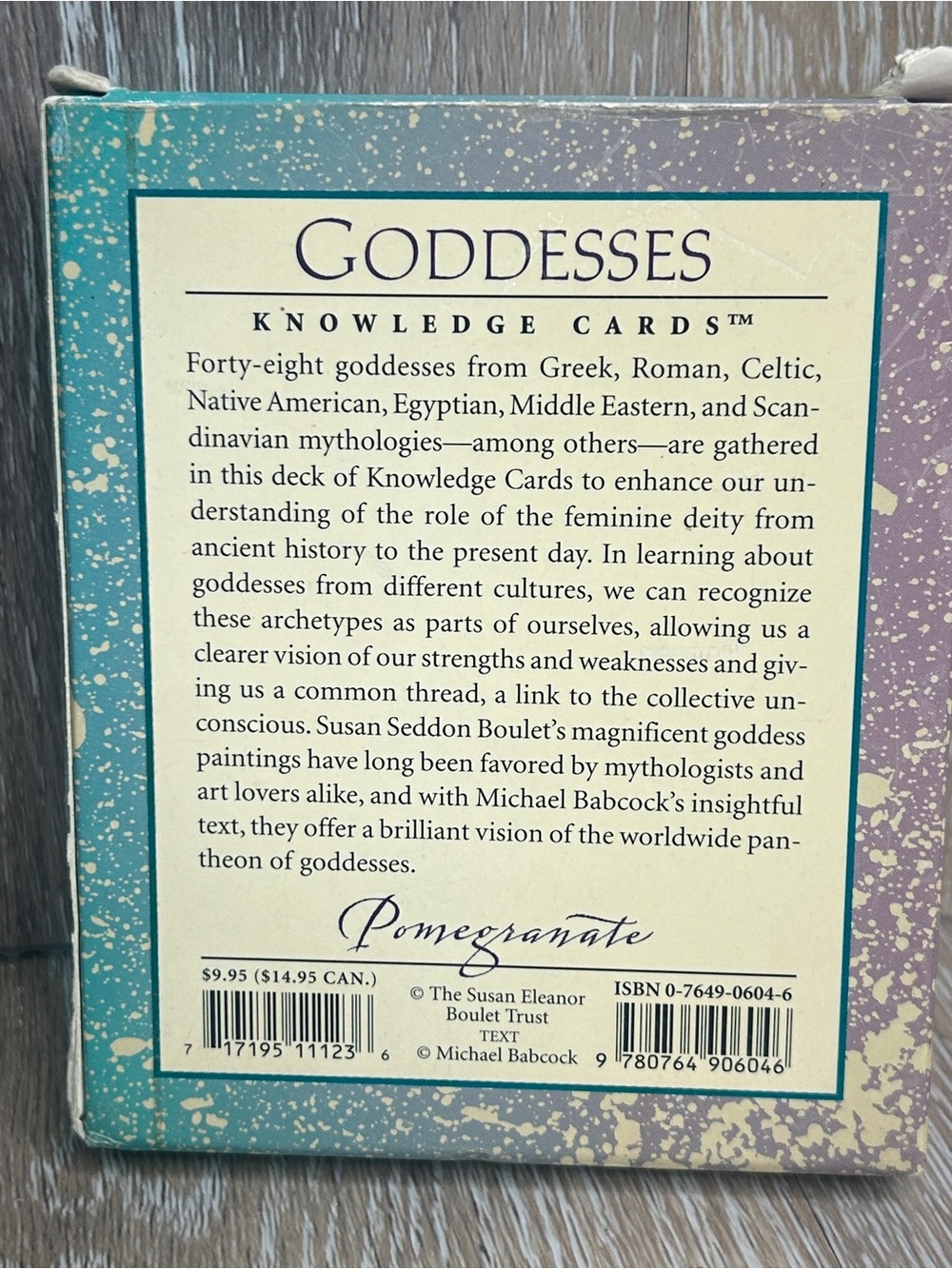 Goddesses Knowledge Cards Oracle Deck Susan Seddon Boulet Pomegranate Vintage - Picture 4 of 5